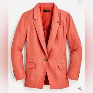 Willa blazer in linen-cupro blend